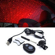Decorazione del soffitto del tetto da 5 V Luce rossa Stella Luci notturne Cielo stellato Lampada per atmosfera Proiettore con telecomando, Starry Sky/Remote Control