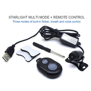 Decorazione del soffitto del tetto da 5 V Luce rossa Stella Luci notturne Cielo stellato Lampada per atmosfera Proiettore con telecomando, Starry Sky/Remote Control