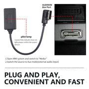 Cablaggio cavo audio Bluetooth per auto MMI 3G + AMI per Audi Q5 A5 A7 R7 S5 Q7 A6L A8L A4L, For Audi A6L / A8L