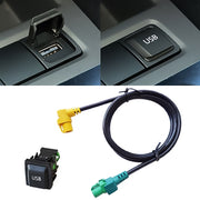 Navigazione per auto RCD510+310+ Adattatore USB Spina interruttore + Durezza cablaggio per Volkswagen Golf 6 / Scirocco / Sagitar / New Bora NAV231/268MF, For Golf 6 / Scirocco
