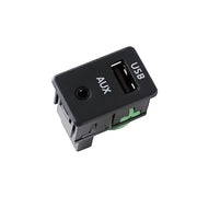 Presa interruttore adattatore USB e AUX per auto 2 in 1 per Volkswagen Scirocco / Nuova MAGOTAN / Touran / POLO, For Scirocco / New MAGOTAN