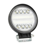 2 pezzi 4 pollici 15W faretto / luce di inondazione luce bianca a forma rotonda impermeabile per auto SUV luci da lavoro faretto lampadine a LED, DC 9-30V, 4 inch 15W Round-Shaped