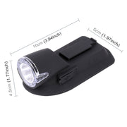 Luce anteriore per motocicletta/bicicletta a energia solare USB da 3W 240LM, Front Light Black, Front Light White