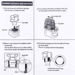 SB-1066 Portabevande portabicchieri universale per auto 2 in 1 per auto, SB-1066