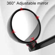 3R-095 Specchietto retrovisore ausiliario Specchietto per punti ciechi regolabile per auto Specchietto retrovisore laterale ausiliario grandangolare per specchio destro, 3R-095 (White), 3R-095