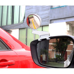 3R-094 Specchietto retrovisore ausiliario Specchietto per punti ciechi regolabile per auto Specchietto laterale grandangolare ausiliario per specchietto sinistro, 3R-094 (White), 3R-094(Black)