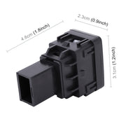 Interruttore a pulsante on-off a 5 pin per fendinebbia per auto con cavo per Nissan Sylphy, With Cable