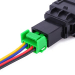 Interruttore a pulsante on-off a 5 pin per fendinebbia per auto con cavo per Nissan Sylphy, With Cable