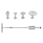 7 in 1 Kit di attrezzi per riparazione auto PDR Dent Strumenti di riparazione senza vernice Estrattore per ammaccature T Bar Martello scorrevole Martello inverso per ammaccatura, 7 in 1