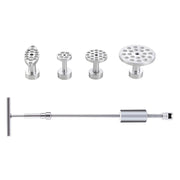 7 in 1 Kit di attrezzi per riparazione auto PDR Dent Strumenti di riparazione senza vernice Estrattore per ammaccature T Bar Martello scorrevole Martello inverso per ammaccatura, 7 in 1