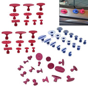 56 in 1 Auto PDR Linguette di colla per ammaccature in plastica Rimozione di ammaccature senza vernice Kit di strumenti di riparazione auto Set di estrattori di colla Schede Strumenti PDR, 56 in 1