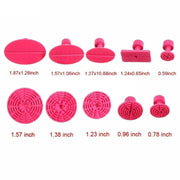 56 in 1 Auto PDR Linguette di colla per ammaccature in plastica Rimozione di ammaccature senza vernice Kit di strumenti di riparazione auto Set di estrattori di colla Schede Strumenti PDR, 56 in 1