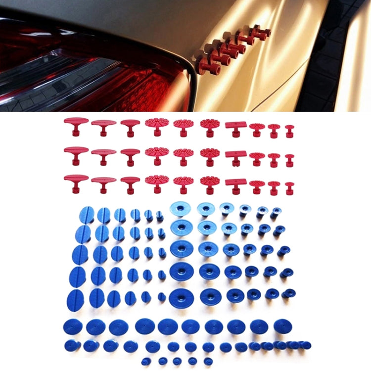 120 in 1 Auto PDR di plastica Ding Colla Tabs Rimozione ammaccatura senza vernice Kit di strumenti di riparazione auto Colla Estrattore Set Schede Strumenti PDR, 120 in 1