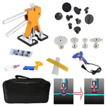 29 in 1 Kit di strumenti di riparazione per carrozzeria con linguetta in lega di alluminio, estrattore di colla per sollevatore di ammaccature per auto, con pistola per colla da 20 W, spina americana o europea, 29 in 1