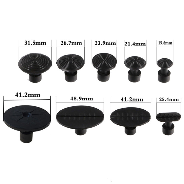 29 in 1 Kit di strumenti di riparazione per carrozzeria con linguetta in lega di alluminio, estrattore di colla per sollevatore di ammaccature per auto, con pistola per colla da 20 W, spina americana o europea, 29 in 1