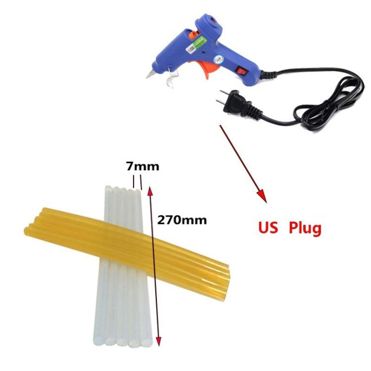44 in 1 PDR per auto in metallo, estrattore per ammaccature ed estrattore di colla, kit di strumenti per la riparazione di ammaccature senza vernice, con pistola per colla da 20 W, spina americana o europea, 44 in 1