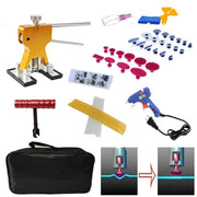 45 in 1 PDR per auto in metallo, estrattore per ammaccature ed estrattore di colla, kit di strumenti per la riparazione di ammaccature senza vernice, con pistola per colla da 20 W, spina americana o europea, 45 in 1