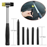 50 in 1 PDR per auto in metallo, estrattore per ammaccature ed estrattore di colla, kit di strumenti per la riparazione di ammaccature senza vernice, con pistola per colla da 20 W, spina americana o europea, 50 in 1