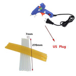 57 in 1 PDR per auto in metallo, estrattore per ammaccature ed estrattore di colla, kit di strumenti per la riparazione di ammaccature senza vernice, rimozione grandine, con pistola per colla da 20 W, spina americana o spina europea, 57 in 1