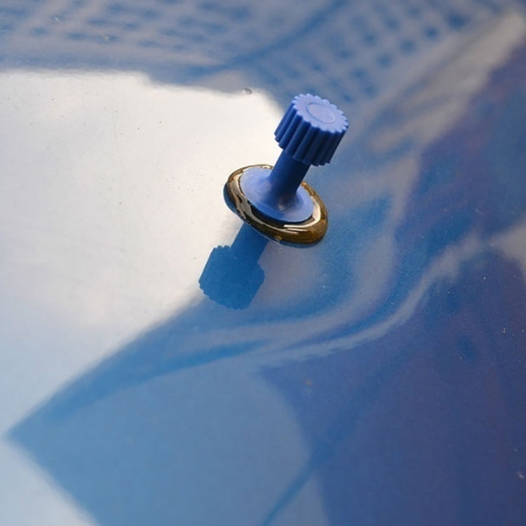 32 in 1 Auto Car Metal PDR Sollevatore per ammaccature-Estrattore per colla Linguetta Rimozione grandine Kit di strumenti per riparazione ammaccature senza vernice, con pistola per colla da 20 W, spina americana o spina europea, 32 in 1 T-Bar