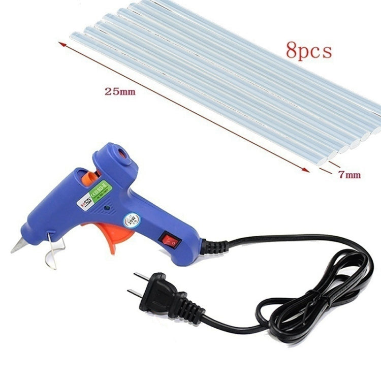 32 in 1 Auto Car Metal PDR Sollevatore per ammaccature-Estrattore per colla Linguetta Rimozione grandine Kit di strumenti per riparazione ammaccature senza vernice, con pistola per colla da 20 W, spina americana o spina europea, 32 in 1 T-Bar