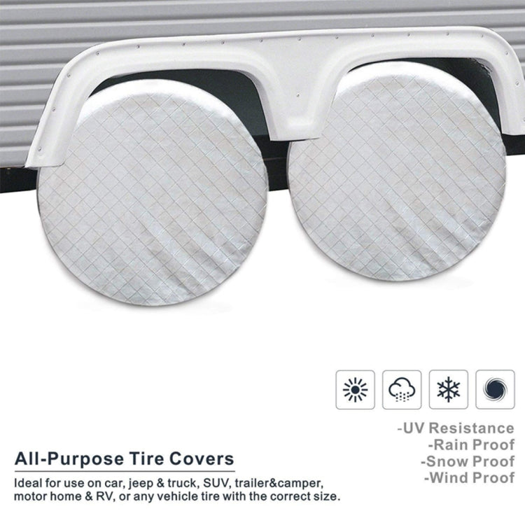 4 coperture per pneumatici per ruote auto, adatte per pneumatici fino a 29 pollici, 29 inch