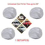4 coperture per pneumatici per ruote auto, adatte per pneumatici fino a 29 pollici, 29 inch
