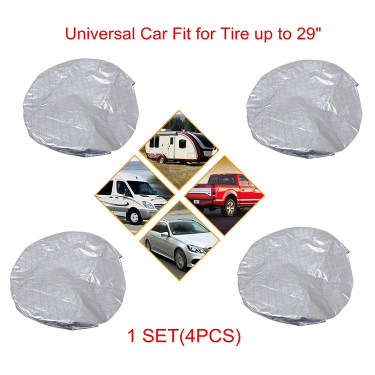 4 coperture per pneumatici per ruote auto, adatte per pneumatici fino a 29 pollici, 29 inch