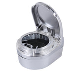 SHUNWEI SD-1201 Mini posacenere portatile per auto Luce LED blu per sigaretta sigaro sul cruscotto, SD-1201