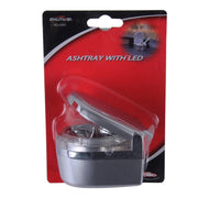 SHUNWEI SD-1201 Mini posacenere portatile per auto Luce LED blu per sigaretta sigaro sul cruscotto, SD-1201