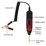 Rilevamento circuito tester di tensione per strumento diagnostico con display digitale 2 in 1 per auto, 2 in 1