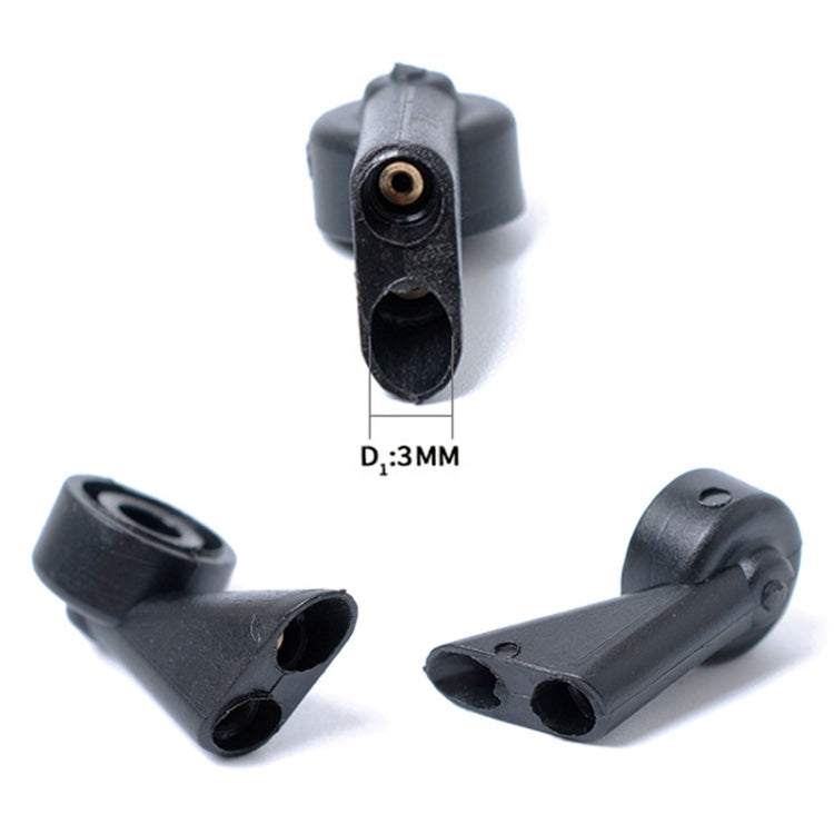 Ugello di spruzzo d'acqua a getto d'acqua per tergicristallo da 2 pezzi 8E9955985 per Audi A3 / A4 / A6 / Q7 2004-2015, For 2004-2015 Audi A3 / A4