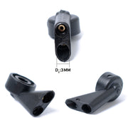 Ugello di spruzzo d'acqua a getto d'acqua per tergicristallo da 2 pezzi 8E9955985 per Audi A3 / A4 / A6 / Q7 2004-2015, For 2004-2015 Audi A3 / A4