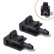 2 pezzi ugello di spruzzo d'acqua per tergicristallo lavavetri fibbia 8200082347 per Renault Megana 2 2005-2007, For 2005-2007 Renault Megana 2
