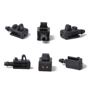 2 pezzi ugello di spruzzo d'acqua per tergicristallo lavavetri fibbia 8200082347 per Renault Megana 2 2005-2007, For 2005-2007 Renault Megana 2