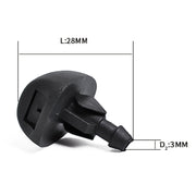 Ugello di spruzzo d'acqua a getto d'acqua per tergicristallo da 2 pezzi 6438V8 per Peugeot 207/306/307 1993-2007, For 1993-2007 Peugeot 207 / 306 / 307