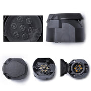Presa per auto 12V 7 pin Presa per cablaggio Adattatore per connettore per auto per rimorchio/camion/autobus, spina europea, A0143
