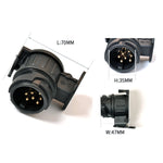 Presa per auto da 12 V da 13 pin a 7 pin per cablaggio, adattatore per connettore per auto, per rimorchio/camion/autobus, auto europea, A0139