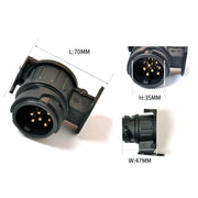 Presa per auto da 12 V da 13 pin a 7 pin per cablaggio, adattatore per connettore per auto, per rimorchio/camion/autobus, auto europea, A0139