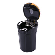 Accendisigari elettronico staccabile universale per auto 2 in 1 + posacenere per bidone della spazzatura