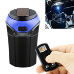 Accendisigari elettronico staccabile universale per auto 2 in 1 + posacenere per bidone della spazzatura