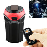 Accendisigari elettronico staccabile universale per auto 2 in 1 + posacenere per bidone della spazzatura