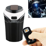 Accendisigari elettronico staccabile universale per auto 2 in 1 + posacenere per bidone della spazzatura