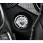 Decorazione adesiva per rivestimento del pulsante di avvio del motore dell'auto per Mercedes-Benz, For Mercedes-Benz