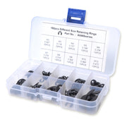 Anelli di fissaggio assortiti di anelli elastici con anello elastico di sicurezza a forma di E per auto da 160 pezzi, 160 PCS