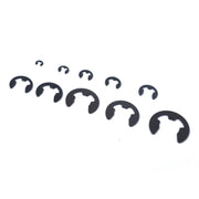 Anelli di fissaggio assortiti di anelli elastici con anello elastico di sicurezza a forma di E per auto da 160 pezzi, 160 PCS