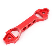 Staffa di fissaggio universale per batteria in acciaio inossidabile ad arco corto per auto, dimensioni: 18,2 x 4,5 x 2 cm, 18.2 x 4.5 x 2cm (Red), 18.2 x 4.5 x 2cm (Blue)