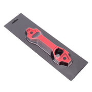 Staffa di fissaggio universale per batteria in acciaio inossidabile ad arco corto per auto, dimensioni: 18,2 x 4,5 x 2 cm, 18.2 x 4.5 x 2cm (Red), 18.2 x 4.5 x 2cm (Blue)