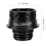 Coperchio del serbatoio del motore con tappo dell'olio in acciaio inossidabile modificato per auto per Mitsubishi, dimensioni: 5,0 x 4,6 cm