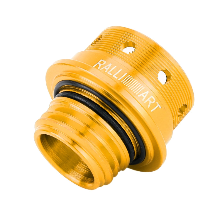 Coperchio del serbatoio del motore con tappo dell'olio in acciaio inossidabile modificato per auto per Mitsubishi, dimensioni: 5,0 x 4,6 cm